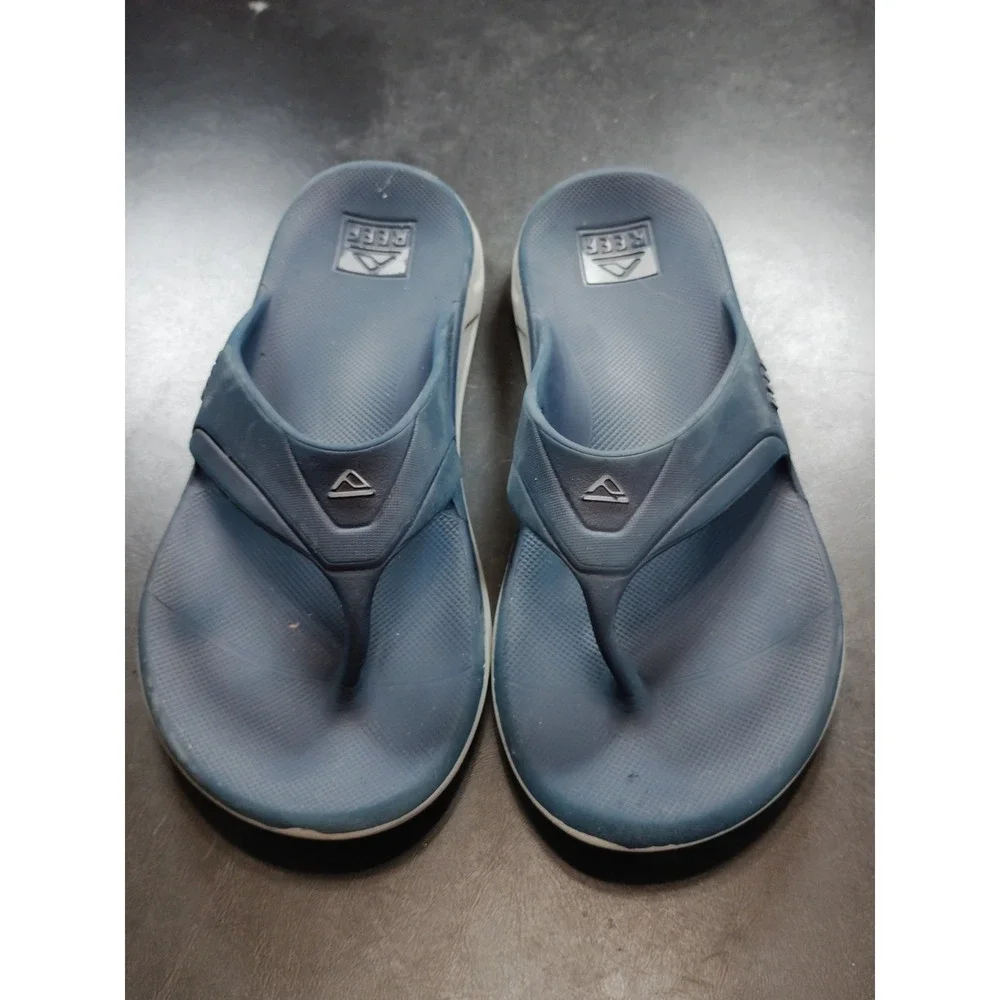 Reef Cushion Phantom Flip Flops Sandals Men 12 Navy Blue Comfort Arch Support